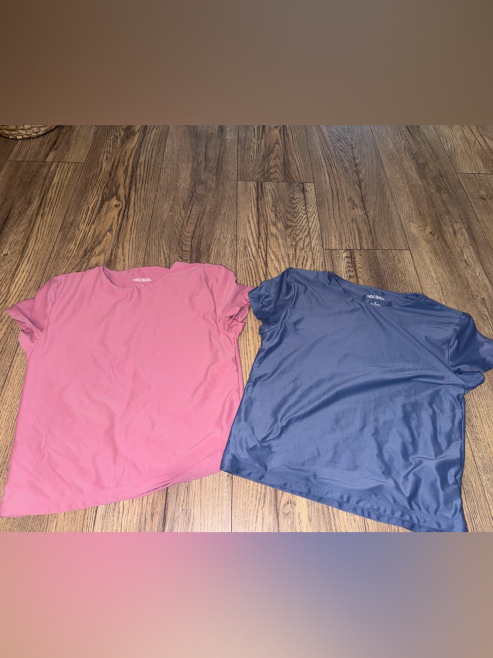wild fable Pink and Navy Short Sleeve Tee Duo